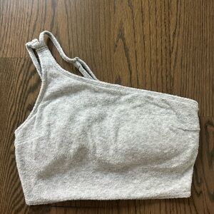 Gilly Hicks Terry one shoulder tank